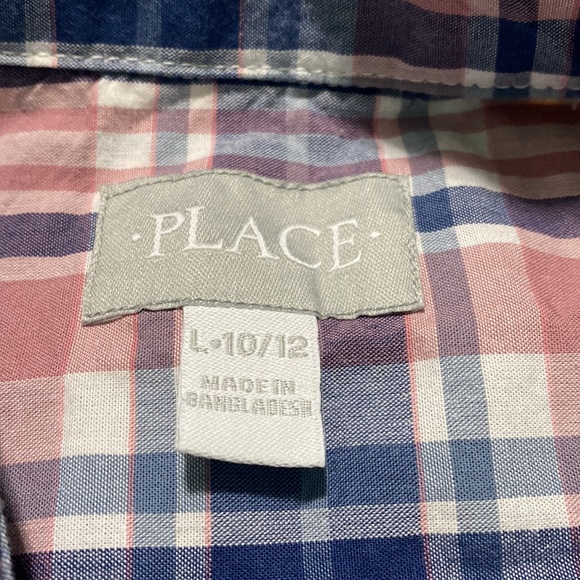 PLACE FORMAL LONG SLEEVE SHIRT L(10/12) - Picture 3 of 4